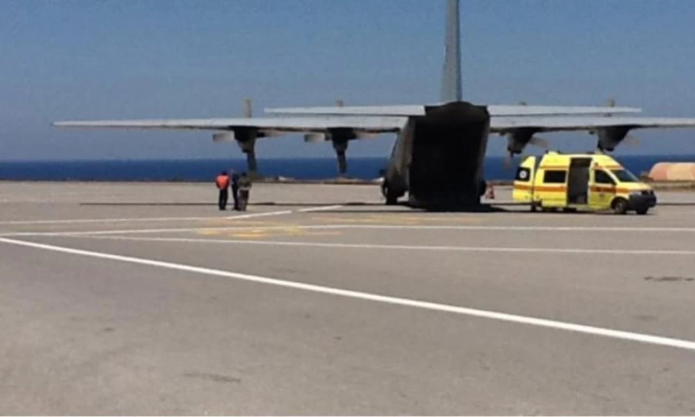 Κρήτη: Αεροδιακομιδή της πολεμικής αεροπορίας για δύο νεογνά